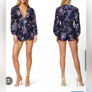 Ramy Brook Multicolor Sequin Romper